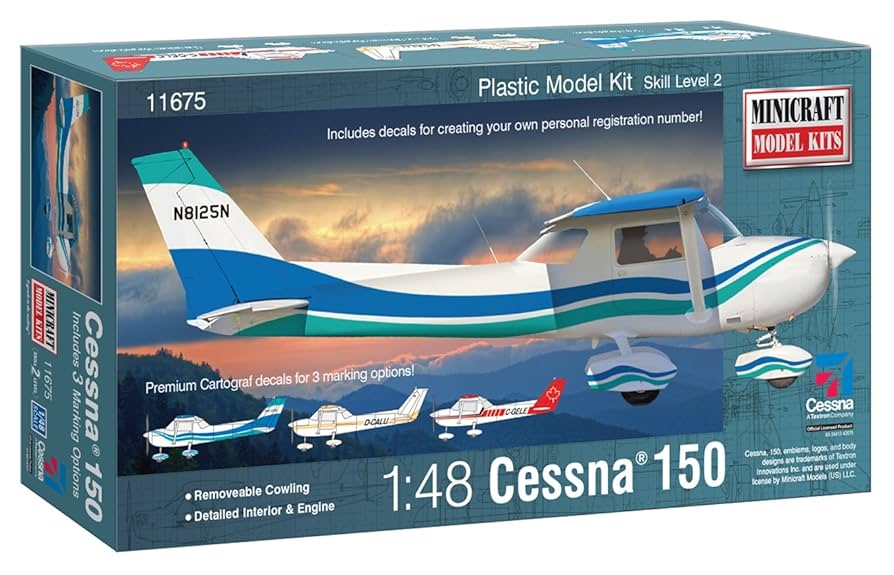 ミニクラフト 1/48 セスナ150 水上機型 プラモデル wgteh8f Amazon.com: Minicraft Cessna 150 with Multiple Marking